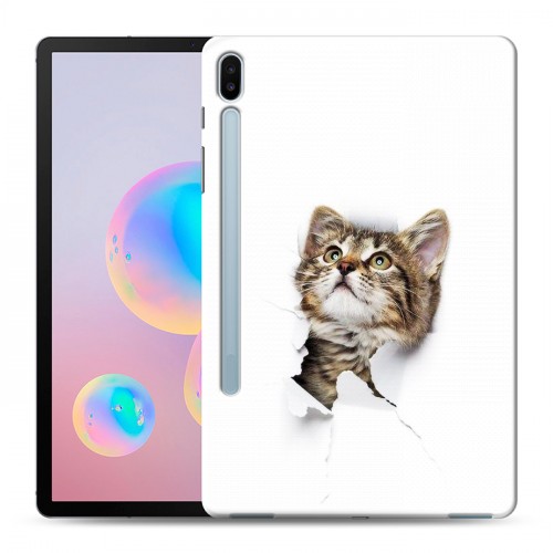 Дизайнерский силиконовый чехол для Samsung Galaxy Tab S6 Коты