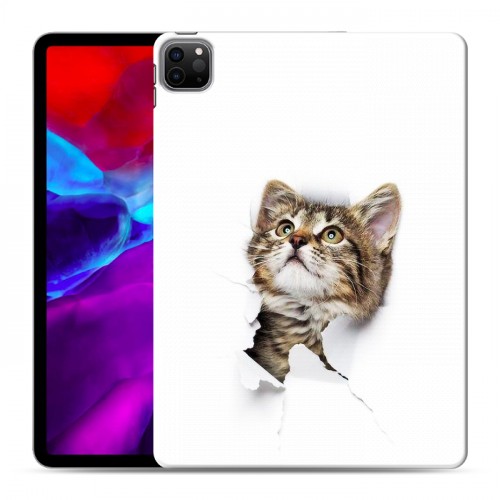 Дизайнерский силиконовый чехол для Ipad Pro 11 (2020) Коты