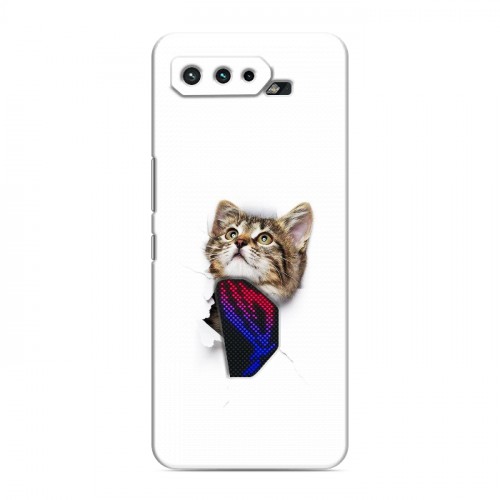 Дизайнерский силиконовый чехол для ASUS ROG Phone 5 Коты