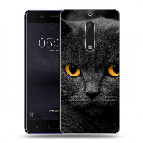 Дизайнерский пластиковый чехол для Nokia 5 Коты