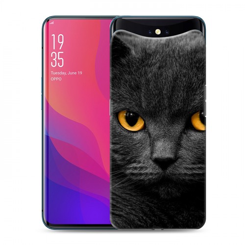 Дизайнерский силиконовый чехол для OPPO Find X Коты