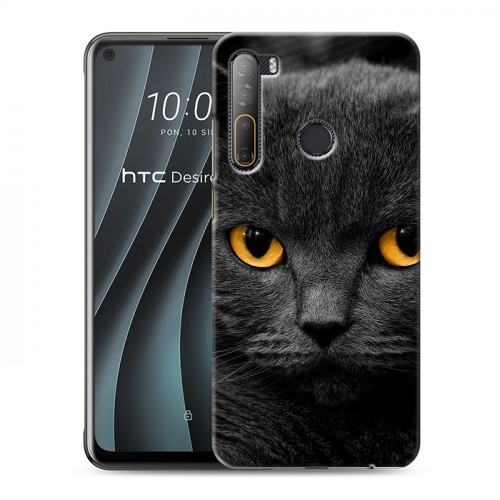 Дизайнерский силиконовый чехол для HTC Desire 20 Pro Коты