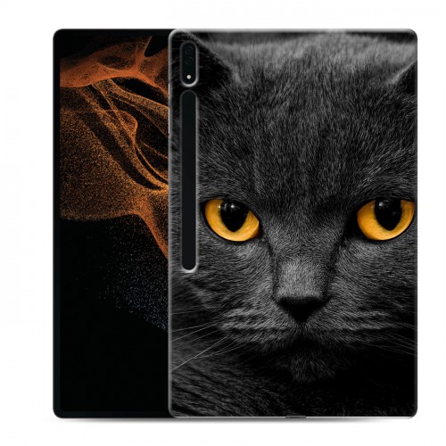 Дизайнерский силиконовый чехол для Samsung Galaxy Tab S8 Ultra Коты
