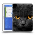 Дизайнерский силиконовый чехол для Samsung Galaxy Tab 4 10.1 Коты