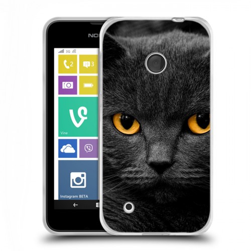 Дизайнерский пластиковый чехол для Nokia Lumia 530 Коты