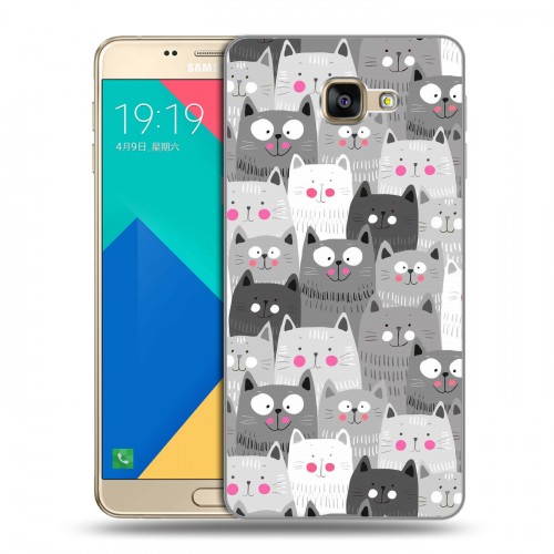 Дизайнерский силиконовый чехол для Samsung Galaxy A9 Коты