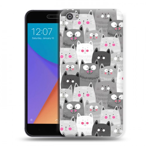 Дизайнерский пластиковый чехол для Xiaomi RedMi Note 5A Коты