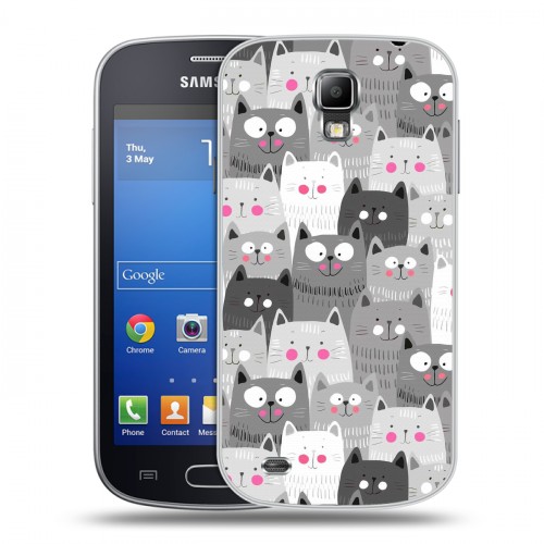 Дизайнерский пластиковый чехол для Samsung Galaxy S4 Active Коты