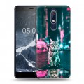 Дизайнерский пластиковый чехол для Nokia 5.1 Коты