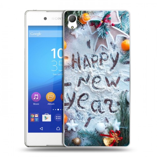 Дизайнерский пластиковый чехол для Sony Xperia Z3+ Happy 2020