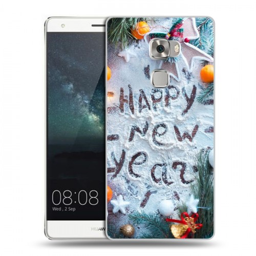 Дизайнерский пластиковый чехол для Huawei Mate S Happy 2020