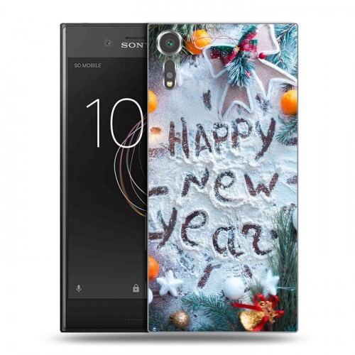 Дизайнерский пластиковый чехол для Sony Xperia XZs Happy 2020