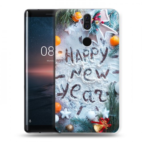 Дизайнерский силиконовый чехол для Nokia 8 Sirocco Happy 2020