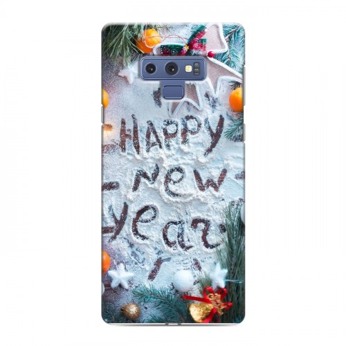Дизайнерский силиконовый чехол для Samsung Galaxy Note 9 Happy 2020