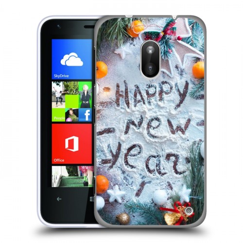 Дизайнерский пластиковый чехол для Nokia Lumia 620 Happy 2020