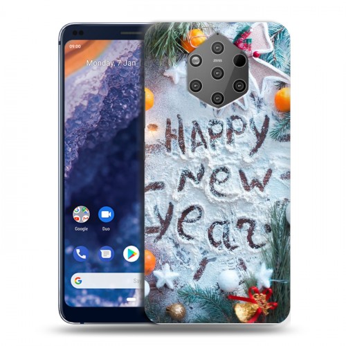 Дизайнерский силиконовый чехол для Nokia 9 PureView Happy 2020