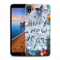 Дизайнерский силиконовый чехол для Xiaomi RedMi 7A Happy 2020