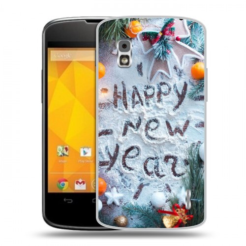 Дизайнерский пластиковый чехол для LG Google Nexus 4 Happy 2020