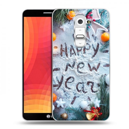 Дизайнерский пластиковый чехол для LG Optimus G2 Happy 2020