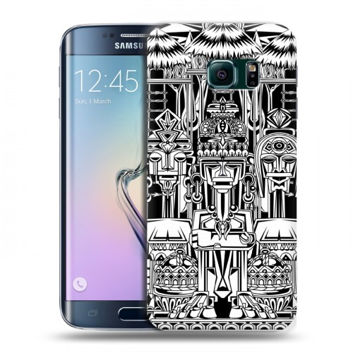 Дизайнерский пластиковый чехол для Samsung Galaxy S6 Edge Мистические божества