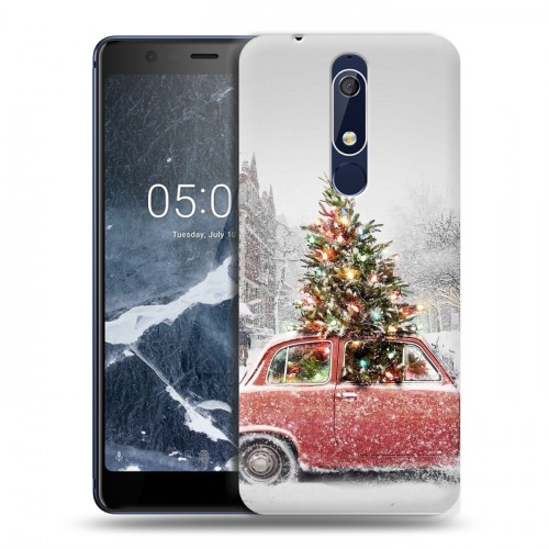 Дизайнерский пластиковый чехол для Nokia 5.1 Happy 2020