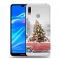 Дизайнерский пластиковый чехол для Huawei Y6 (2019) Happy 2020