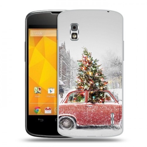 Дизайнерский пластиковый чехол для LG Google Nexus 4 Happy 2020