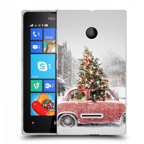 Дизайнерский пластиковый чехол для Microsoft Lumia 435 Happy 2020