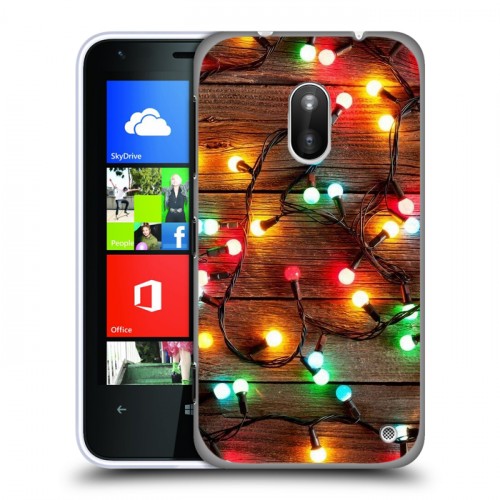 Дизайнерский пластиковый чехол для Nokia Lumia 620 Happy 2020