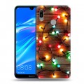 Дизайнерский пластиковый чехол для Huawei Y6 (2019) Happy 2020