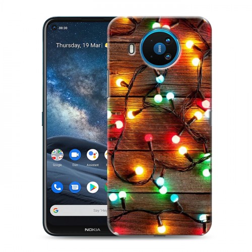 Дизайнерский силиконовый чехол для Nokia 8.3 Happy 2020