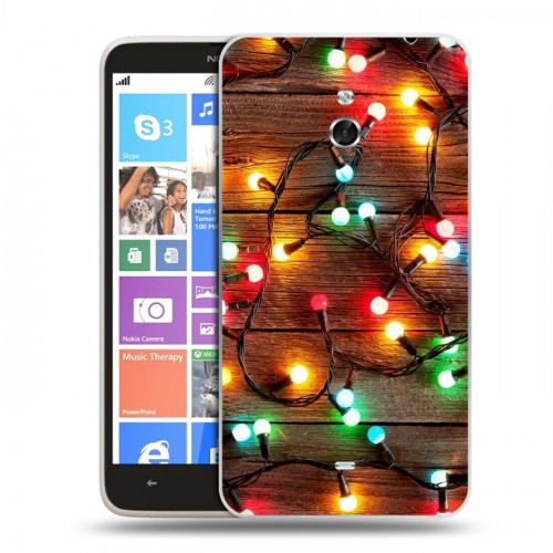 Дизайнерский пластиковый чехол для Nokia Lumia 1320 Happy 2020