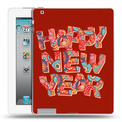 Дизайнерский пластиковый чехол для Ipad 2/3/4 Happy 2020