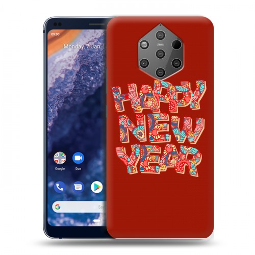 Дизайнерский силиконовый чехол для Nokia 9 PureView Happy 2020