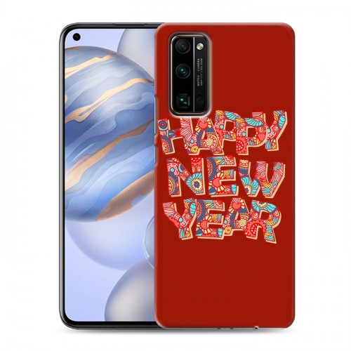 Дизайнерский силиконовый с усиленными углами чехол для Huawei Honor 30 Happy 2020