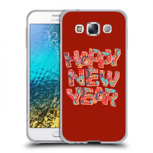 Дизайнерский пластиковый чехол для Samsung Galaxy E5 Happy 2020