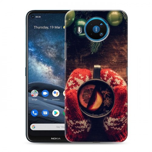 Дизайнерский силиконовый чехол для Nokia 8.3 Happy 2020