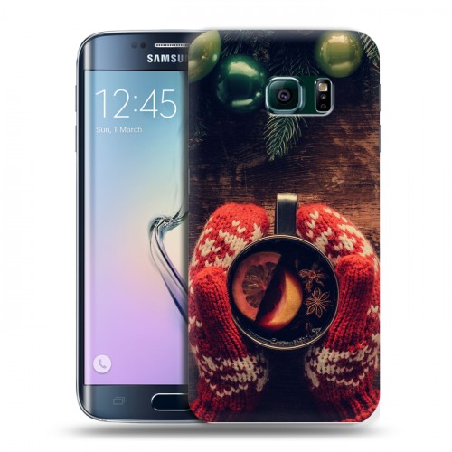 Дизайнерский пластиковый чехол для Samsung Galaxy S6 Edge Happy 2020