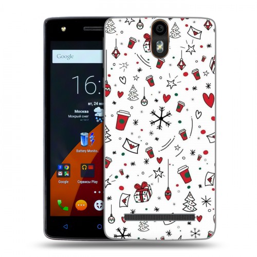 Дизайнерский силиконовый чехол для Wileyfox Storm Happy 2020