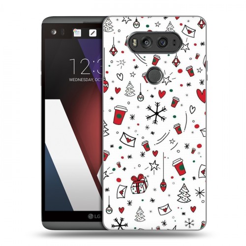 Дизайнерский пластиковый чехол для LG V20 Happy 2020