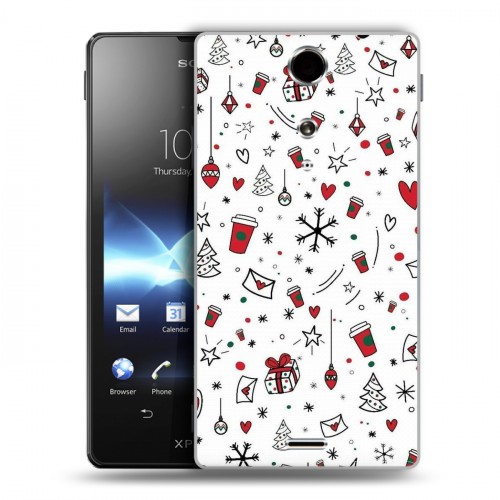 Дизайнерский пластиковый чехол для Sony Xperia TX Happy 2020