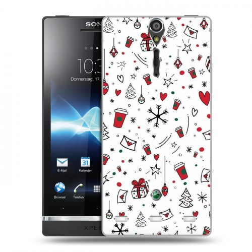 Дизайнерский пластиковый чехол для Sony Xperia S Happy 2020