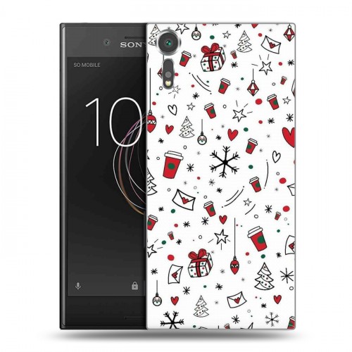 Дизайнерский пластиковый чехол для Sony Xperia XZs Happy 2020