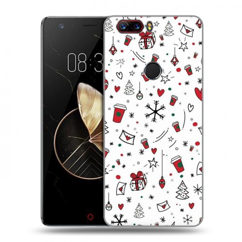 Дизайнерский пластиковый чехол для ZTE Nubia Z17 Happy 2020