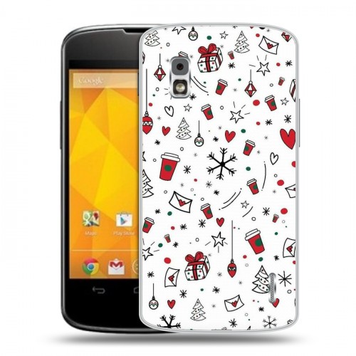 Дизайнерский пластиковый чехол для LG Google Nexus 4 Happy 2020