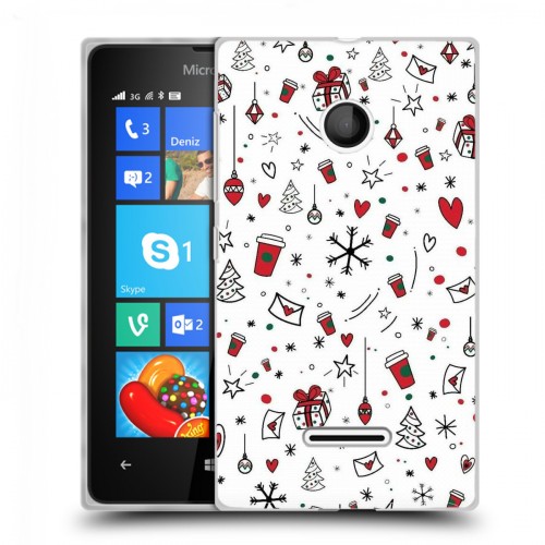 Дизайнерский пластиковый чехол для Microsoft Lumia 435 Happy 2020