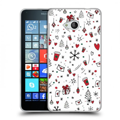 Дизайнерский пластиковый чехол для Microsoft Lumia 640 Happy 2020