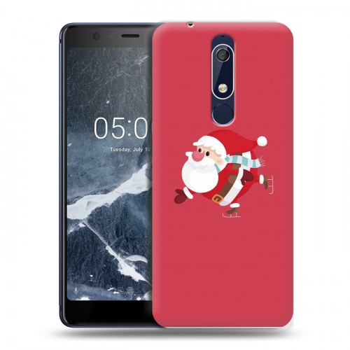 Дизайнерский пластиковый чехол для Nokia 5.1 Happy 2020