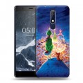 Дизайнерский пластиковый чехол для Nokia 5.1 Happy 2020