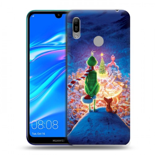 Дизайнерский пластиковый чехол для Huawei Y6 (2019) Happy 2020